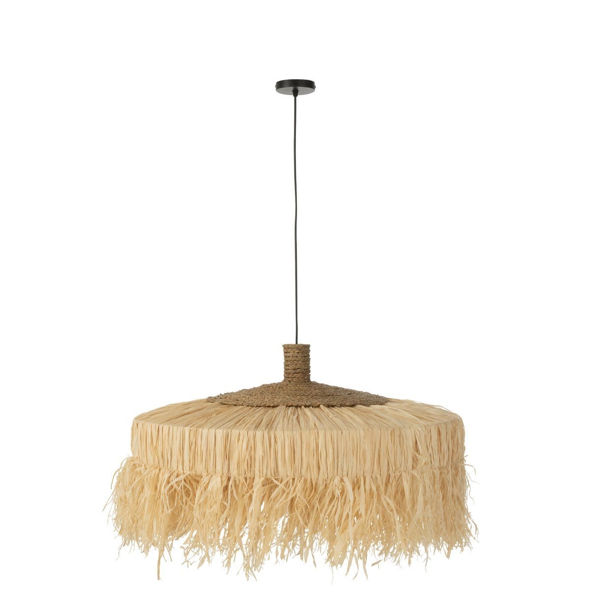 J-Line J-Line hanglamp Rond - jute - naturel