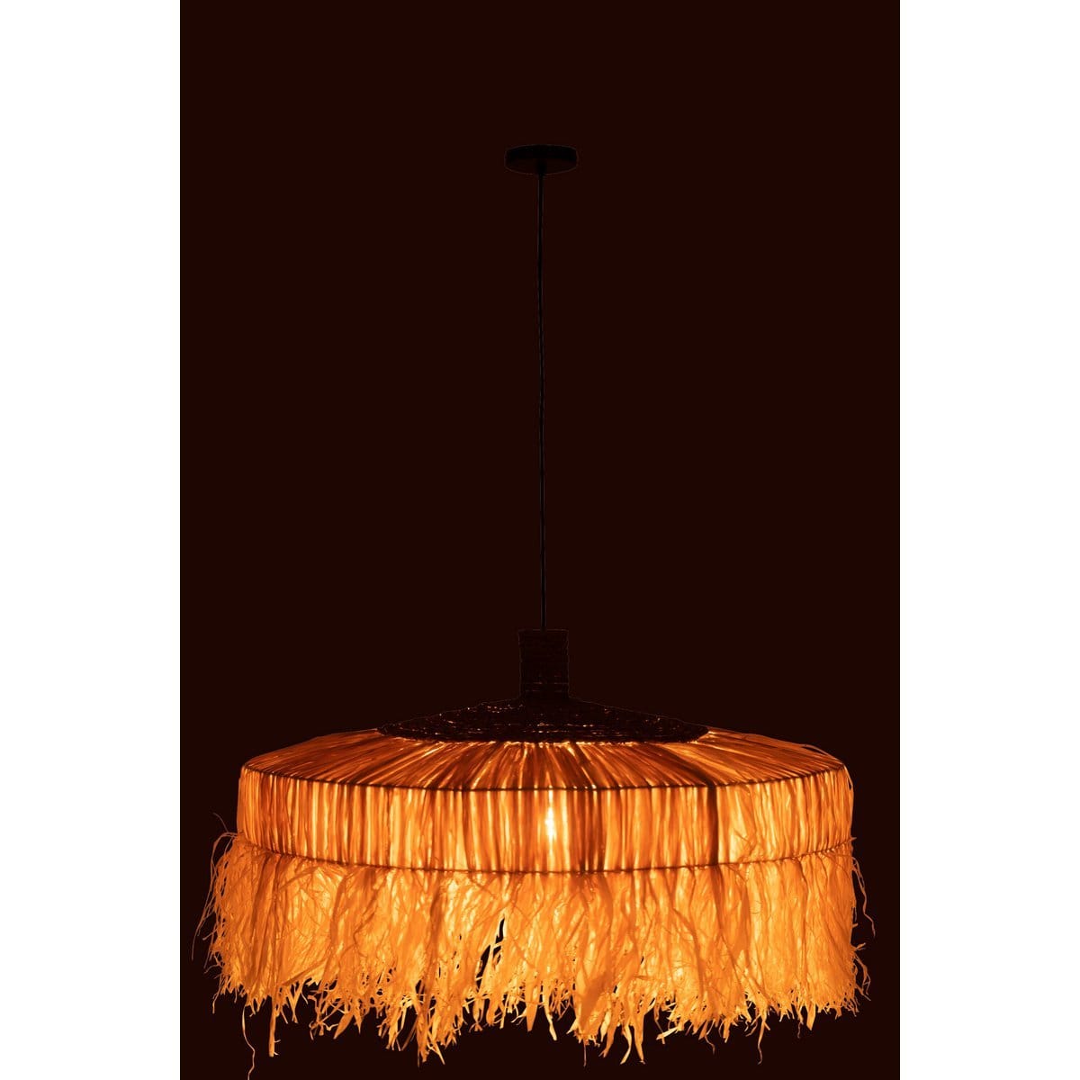 J-Line J-Line hanglamp Rond - jute - naturel