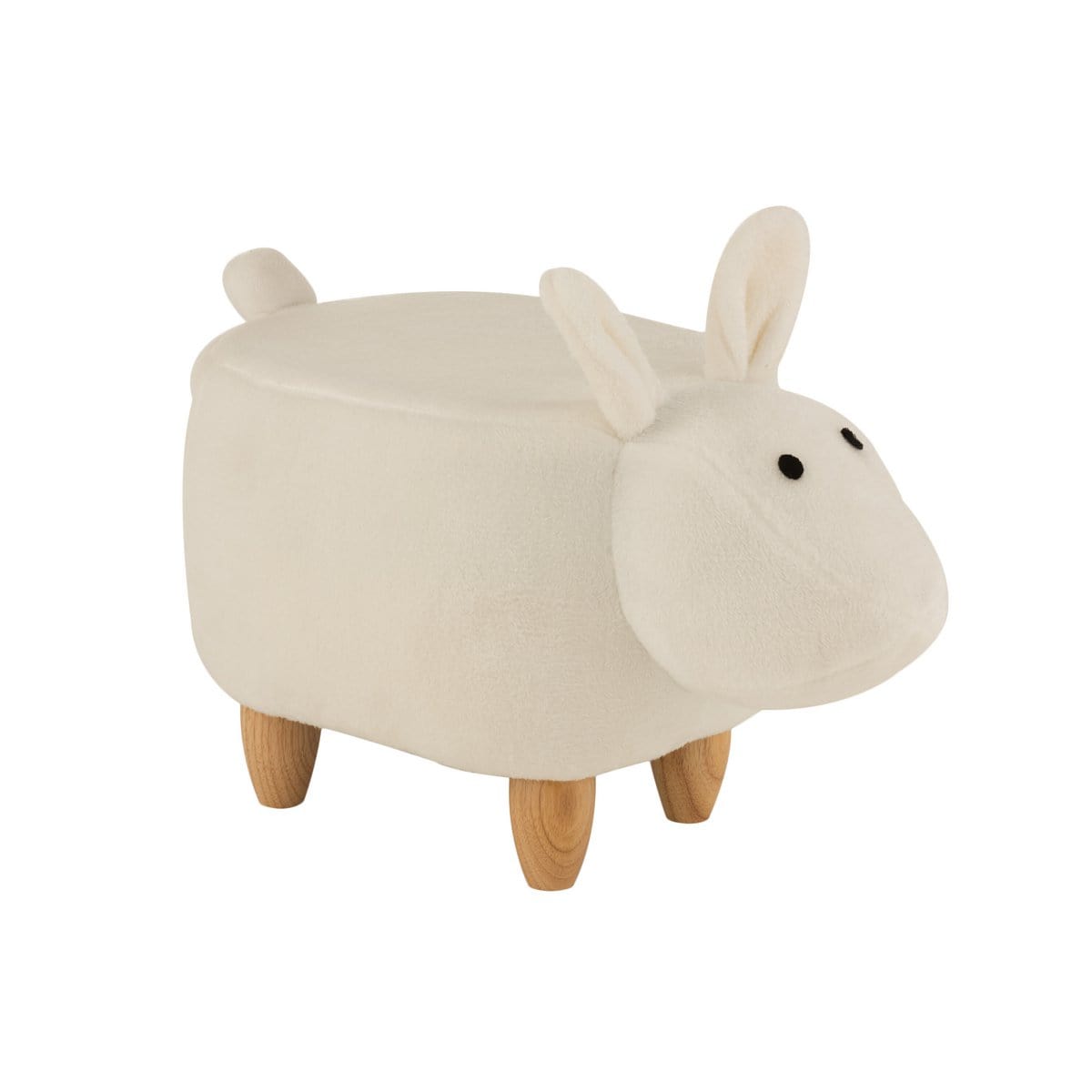 J-Line J-Line Kinderstoel Schaap - Hout/Textiel - Ivoor - 66x32x46cm