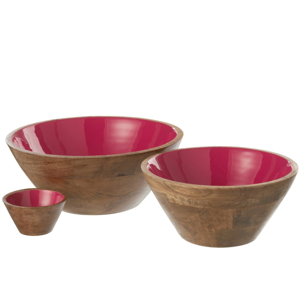 J-Line J-Line kom - hout - fuschia - large