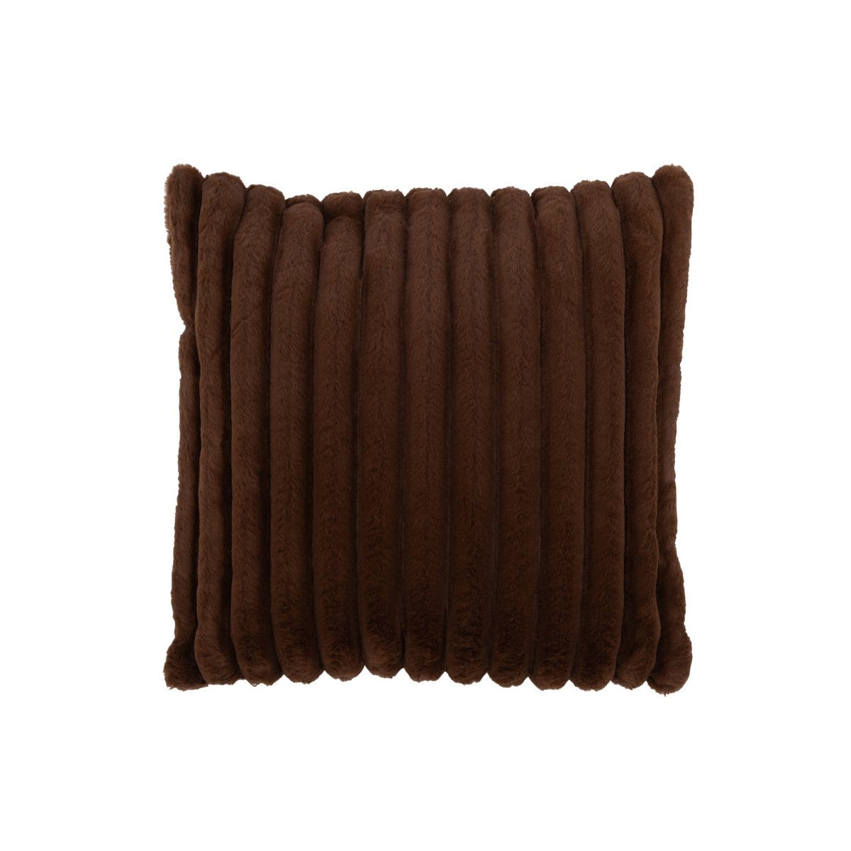 J-Line J-Line kussen Corduroy - polyester - chocolade