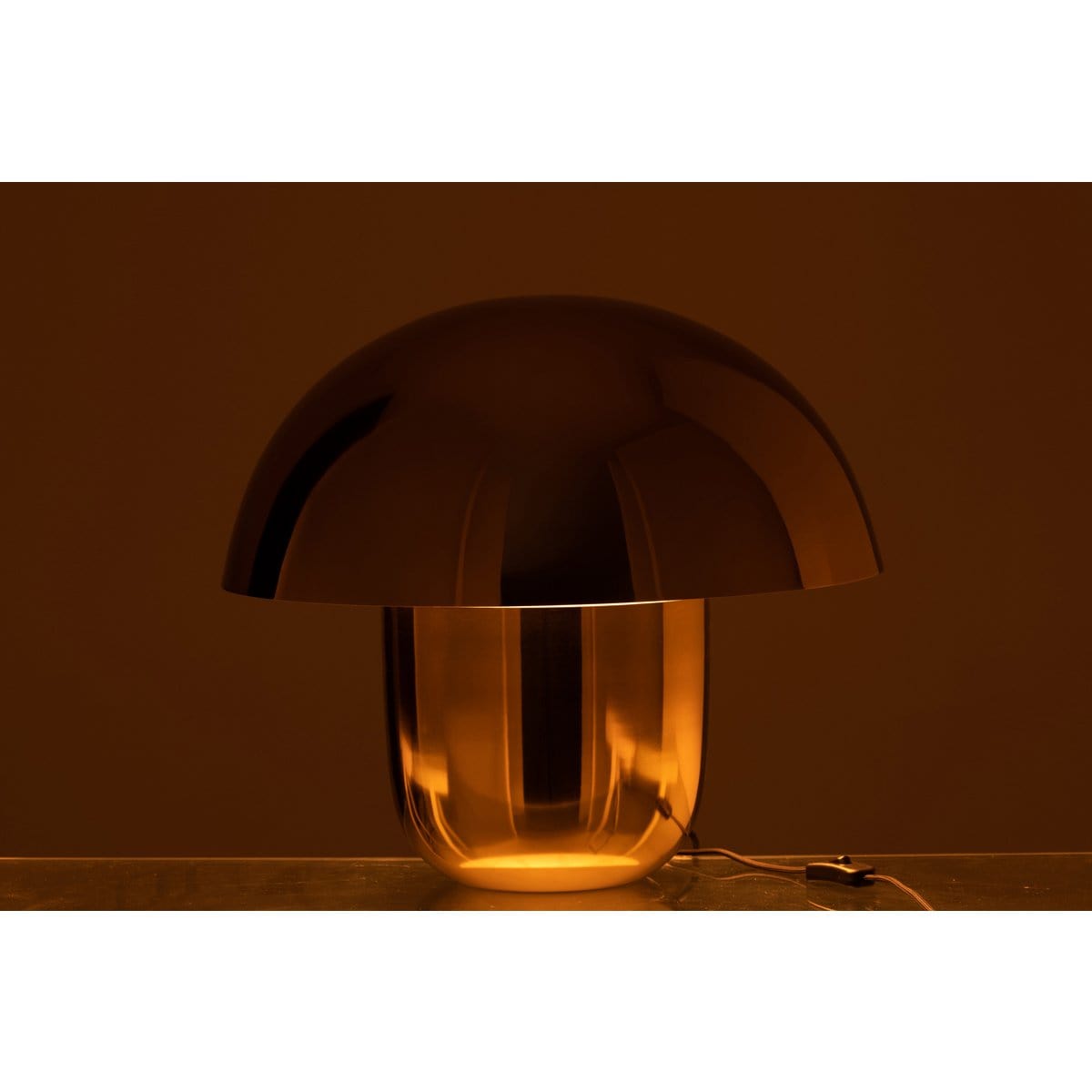 J-Line J-Line lamp Paddenstoel - ijzer - goud - large