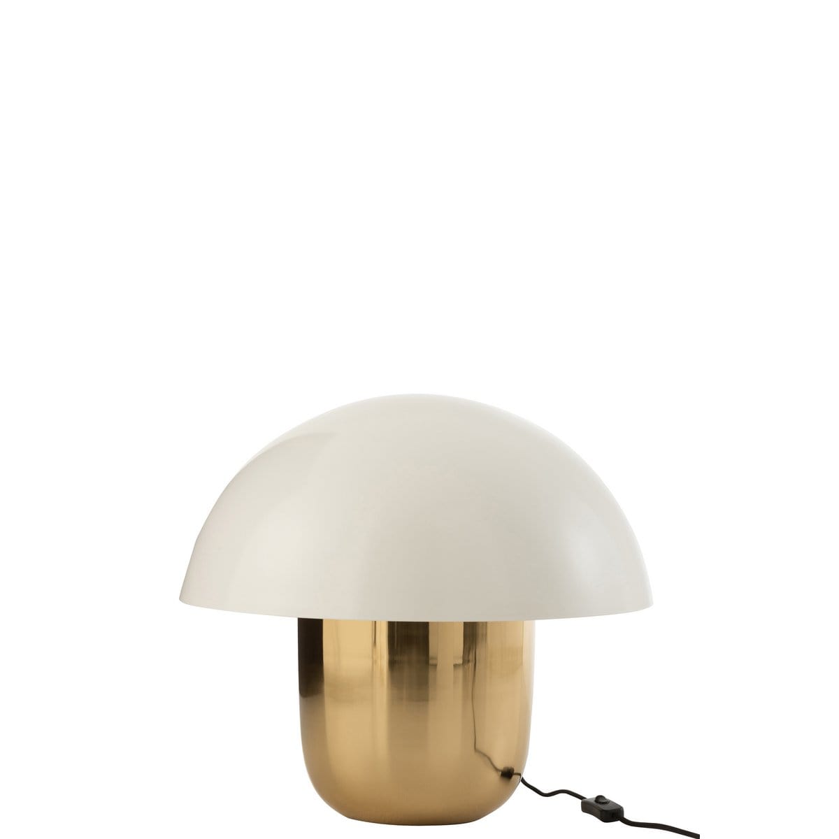 J-Line J-Line lamp Paddenstoel - ijzer - wit/goud - large