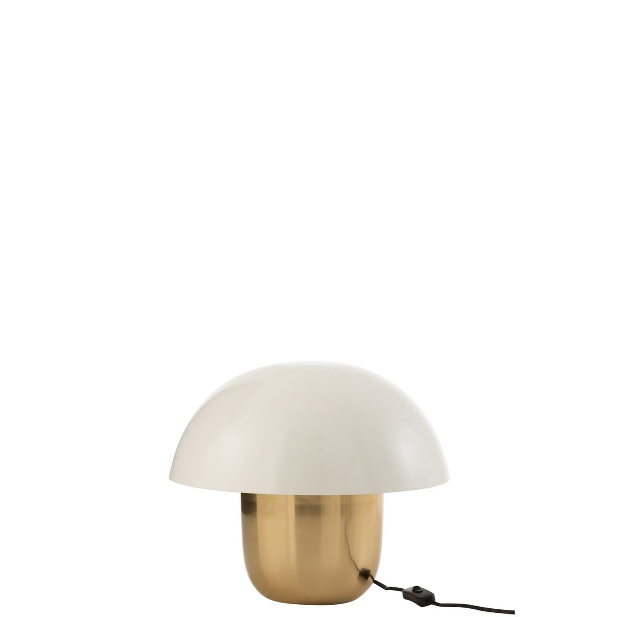 J-Line J-Line lamp Paddenstoel - ijzer - wit/goud - small