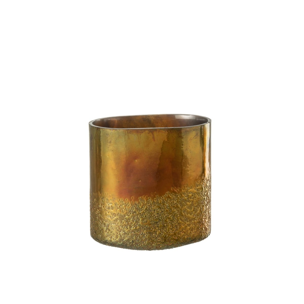 J-Line J-Line lantaarnspiegel - glas - goud - extra groot