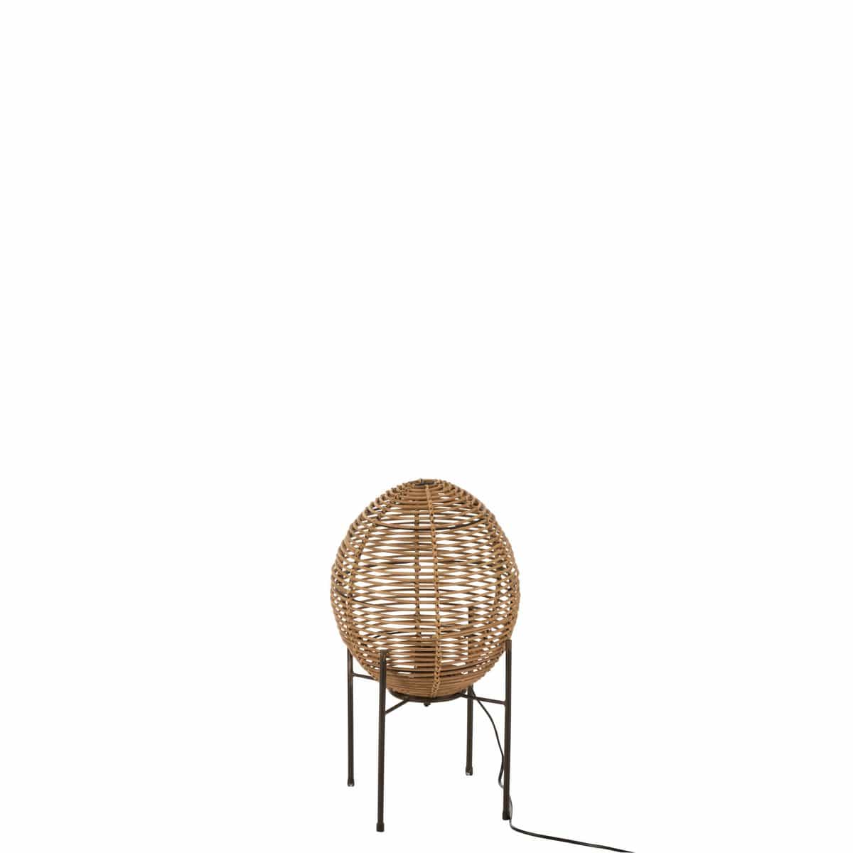 J-Line J-Line Op Frame Rattan tafellamp - jute/ metaal - naturel