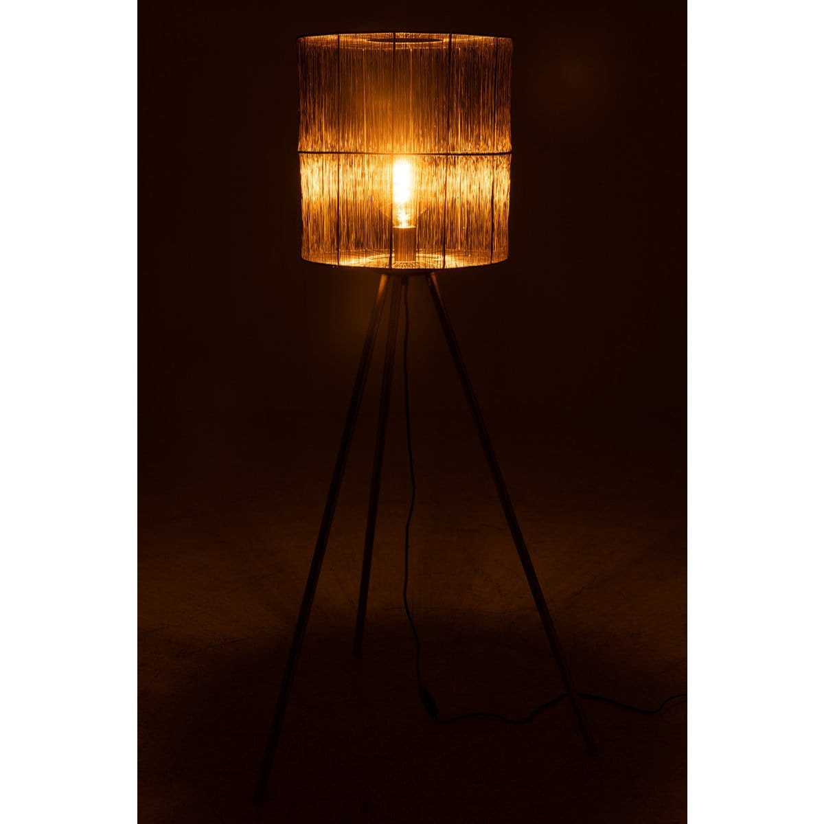 J-Line J-Line staande Lamp Antiek - metaal - bruin - large