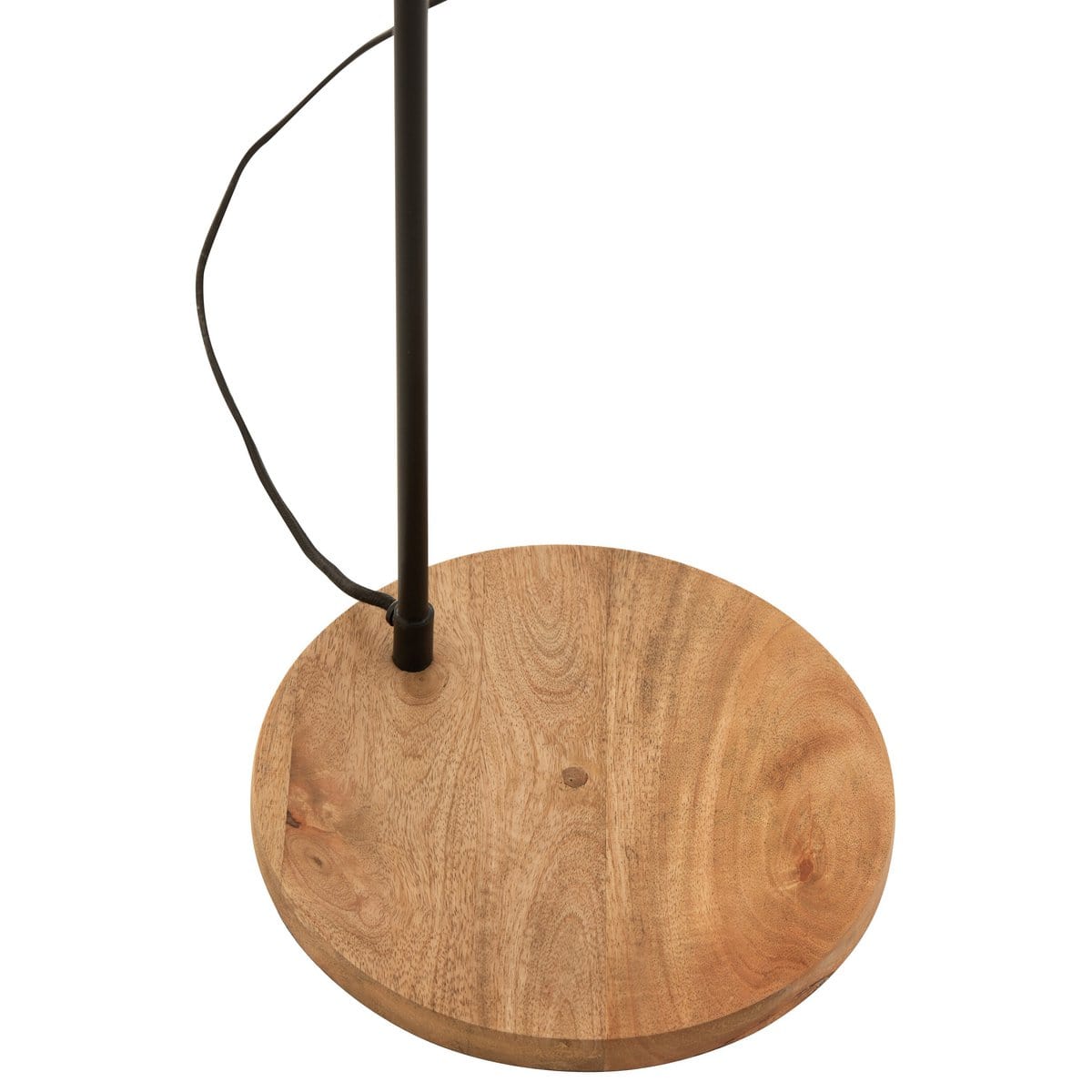 J-Line J-Line Staande Lamp Evy - ijzer/hout - zwart/naturel