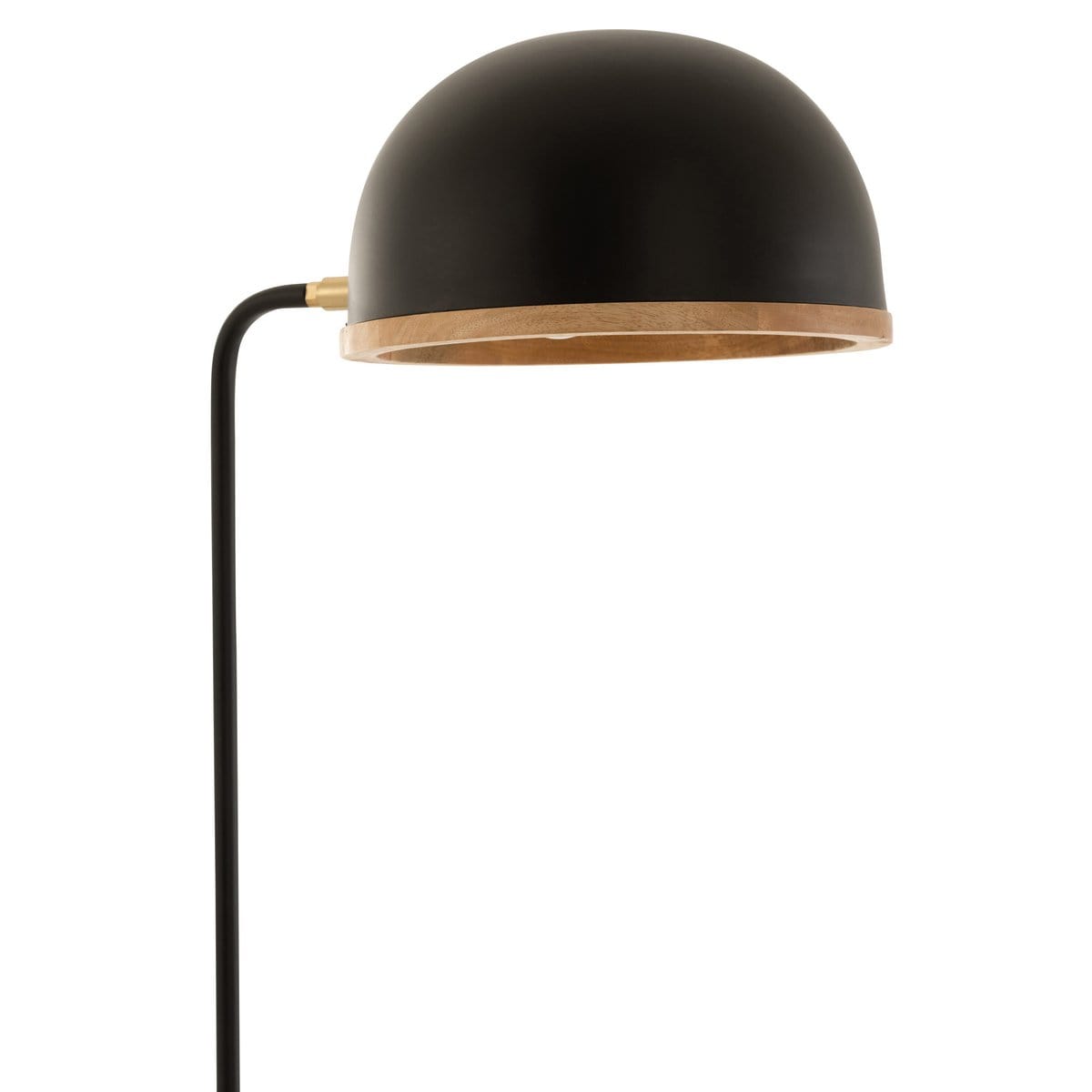 J-Line J-Line Staande Lamp Evy - ijzer/hout - zwart/naturel