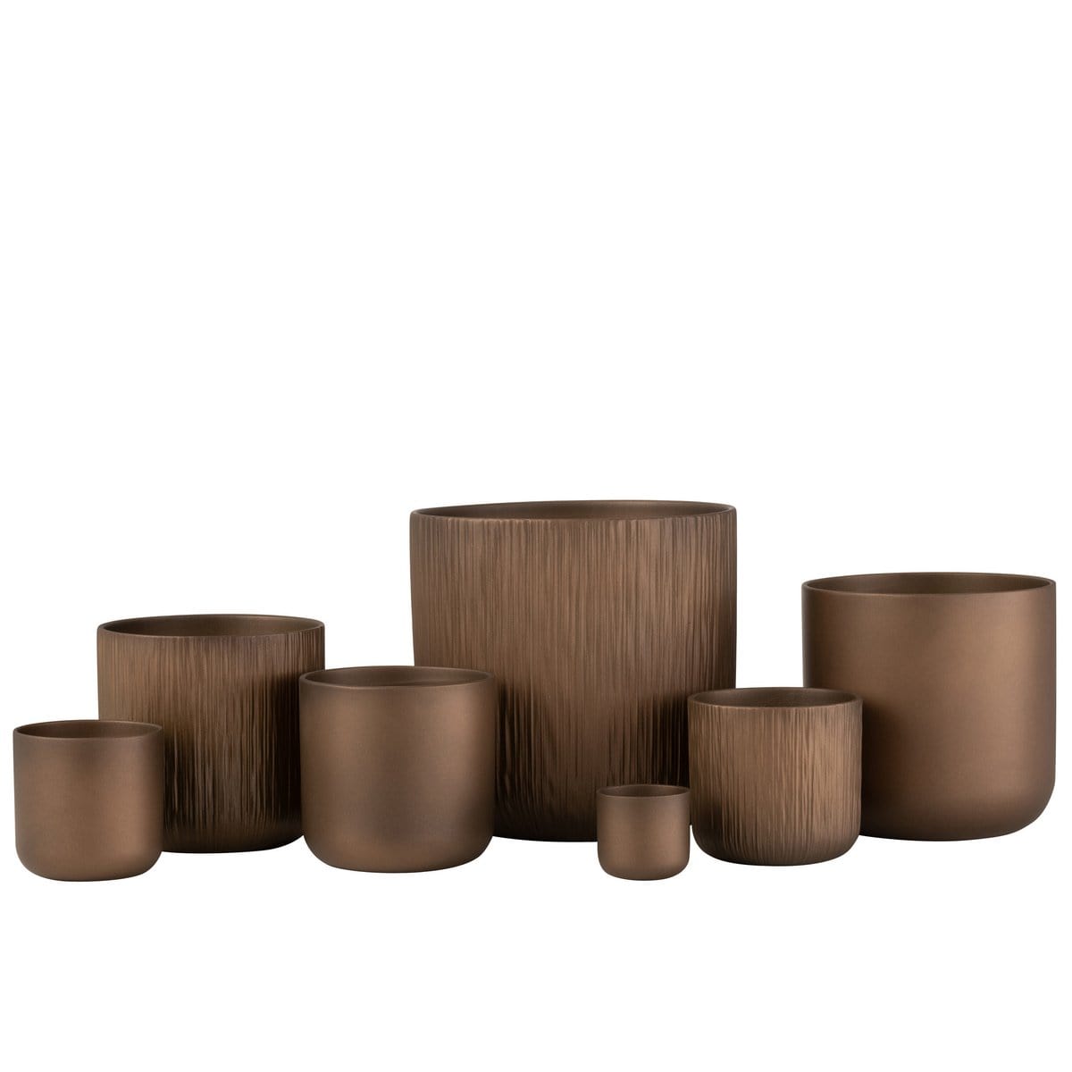 J-Line J-Line tafel Driehoek - hout/glas - naturel - 2 stuks