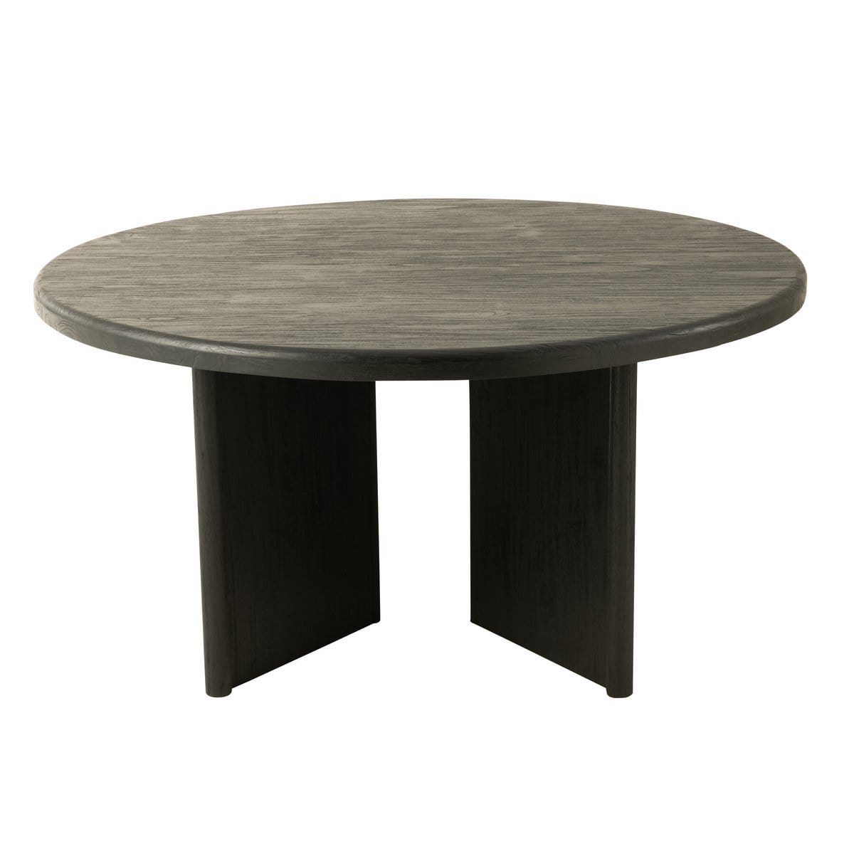 J-Line J-Line tafel Rond Teak - hout - zwart