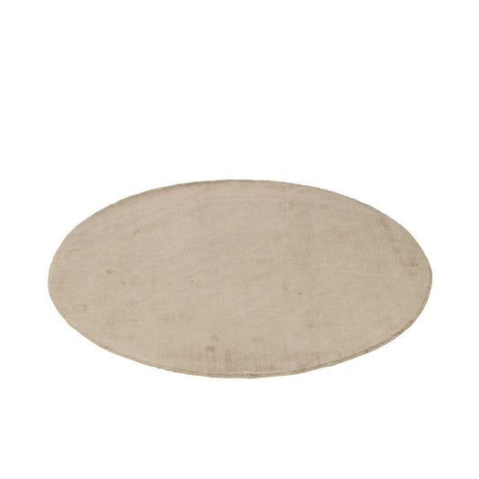 J-Line J-Line tapijt Rond Handgemaakt - viscose - beige