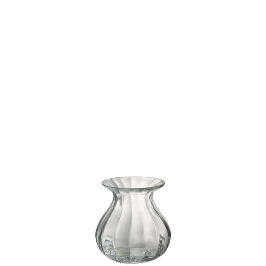 J-Line J-Line vaas Amo - glas - transparant - small