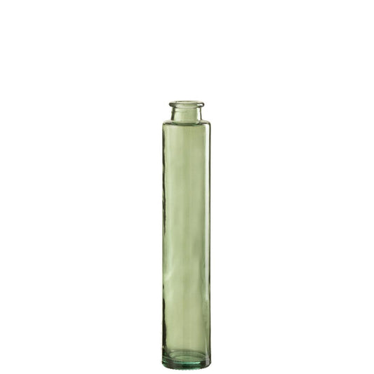 J-Line J-Line vaas Azalea - glas - groen - 6 stuks