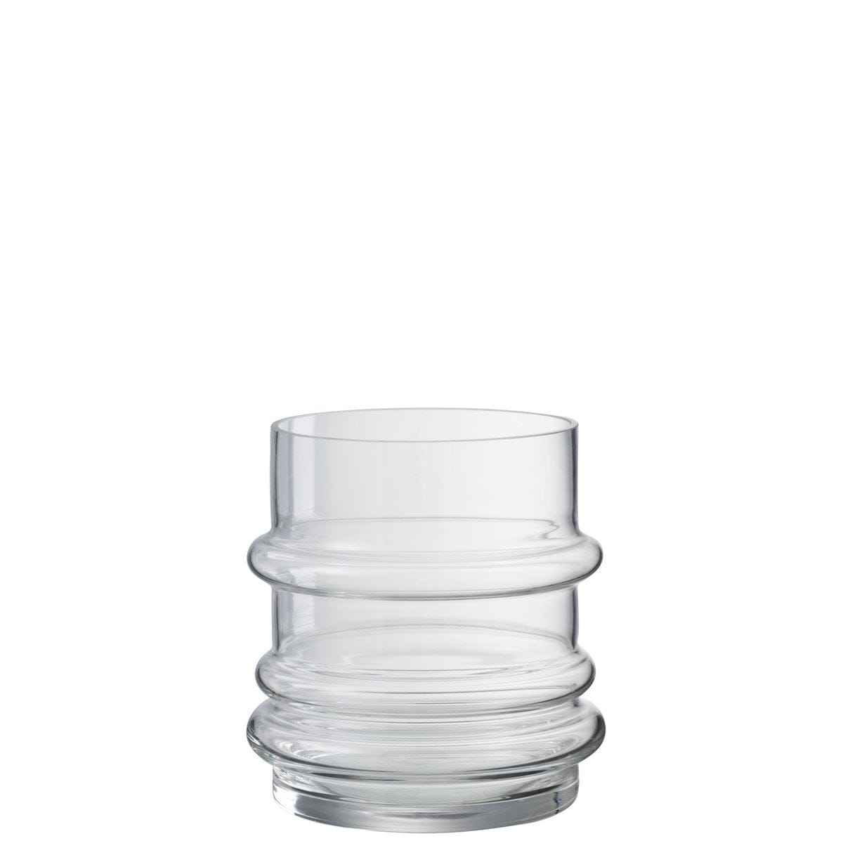 J-Line J-Line vaas Band - glas - transparant - small - 15.00 cm hoog