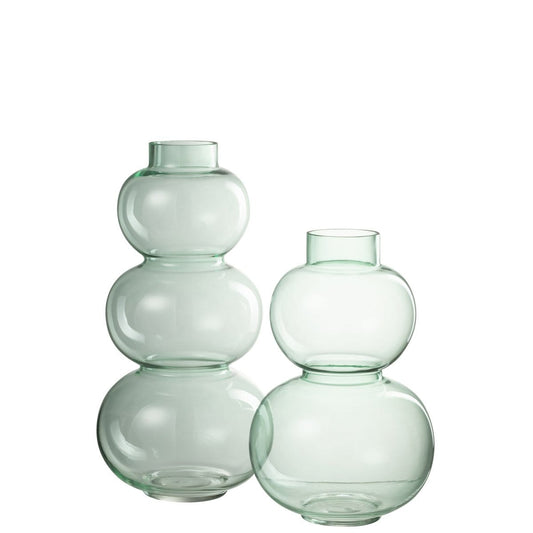 J-Line J-Line vaas Bol - glas - groen - large