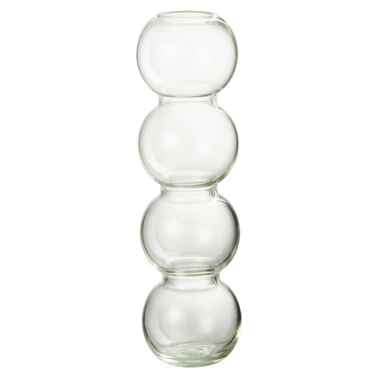 J-Line J-Line vaas Bollen - glas - transparant - large