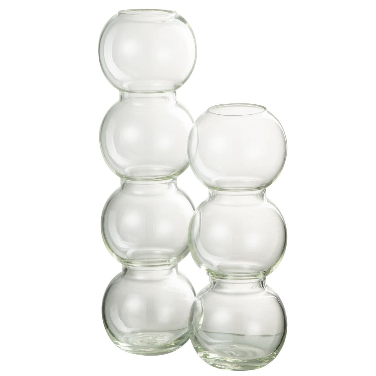 J-Line J-Line vaas Bollen - glas - transparant - large