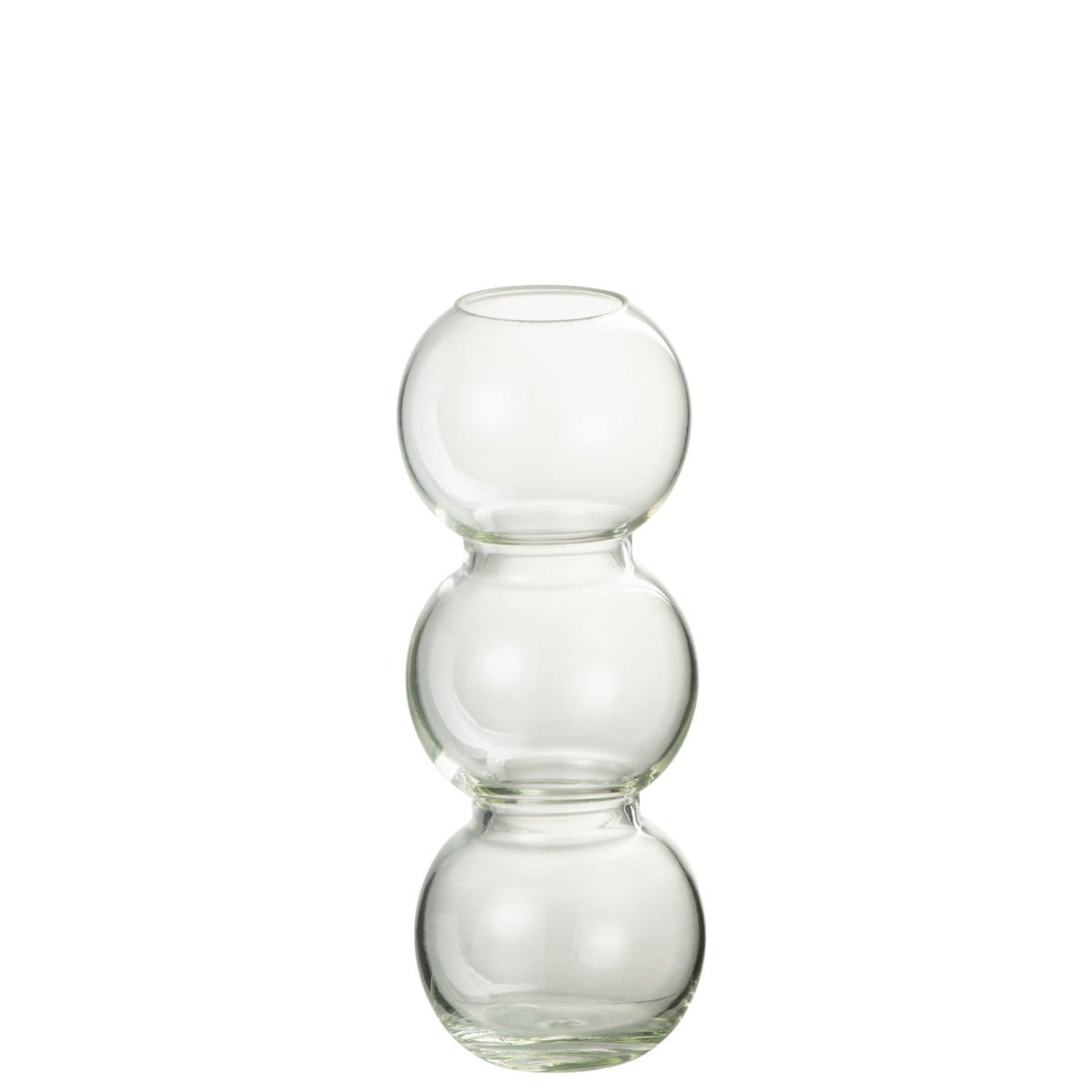 J-Line J-Line vaas Bollen - glas - transparant - small