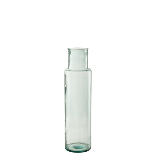 J-Line J-Line vaas Cilinder - gerecycleerd - glas - large