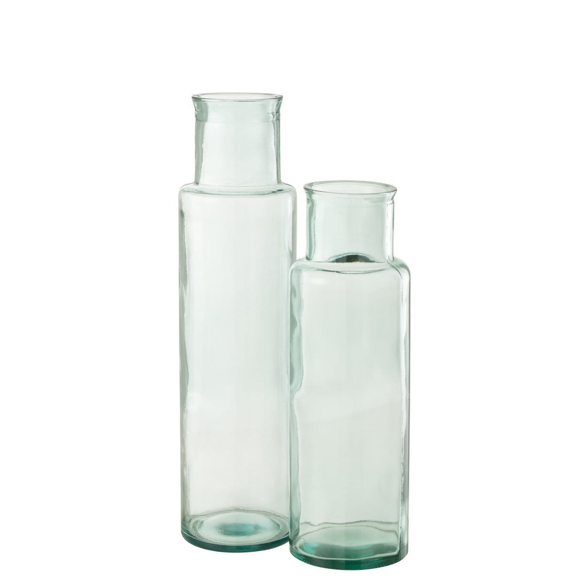 J-Line J-Line vaas Cilinder - gerecycleerd - glas - large