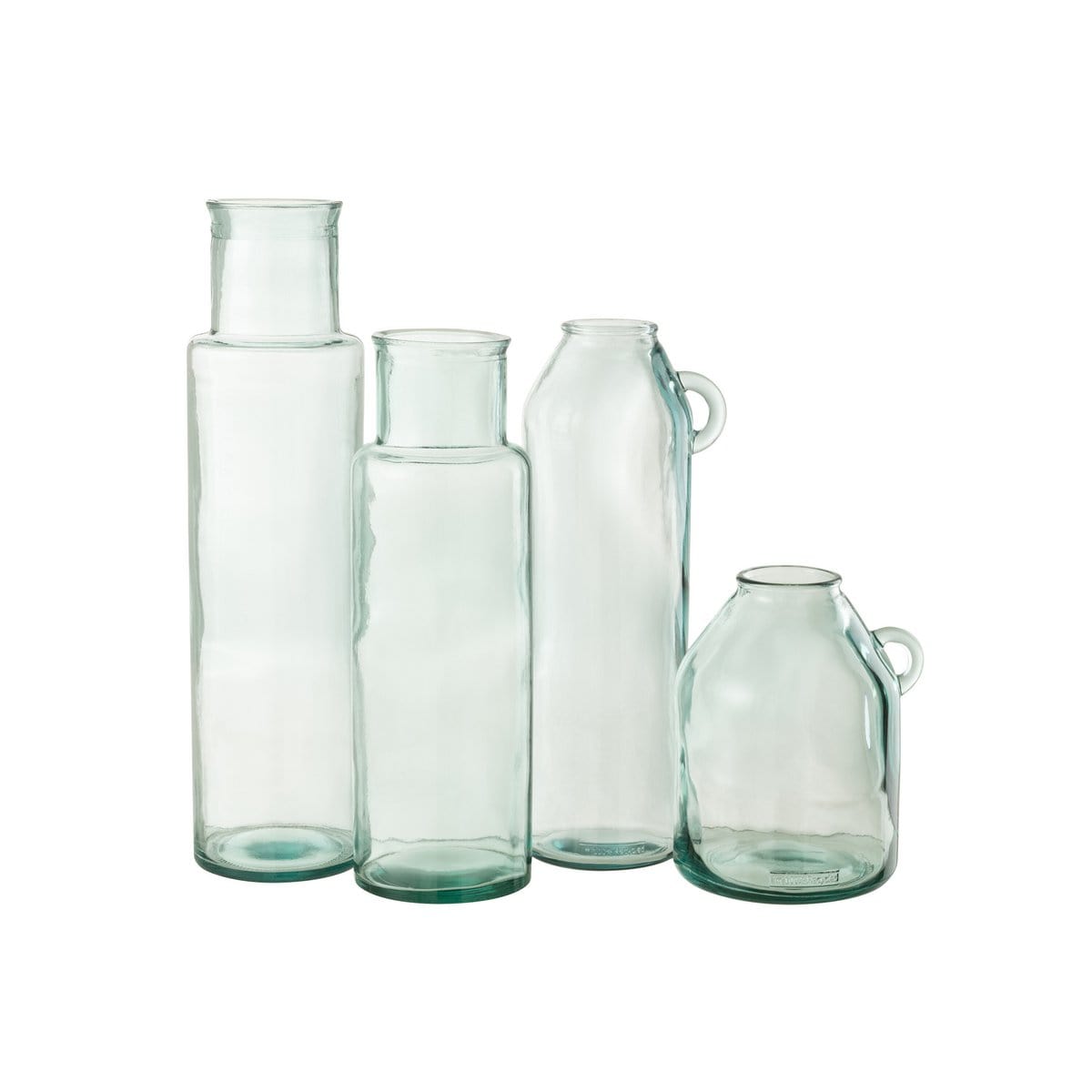 J-Line J-Line vaas Cilinder - gerecycleerd - glas - large