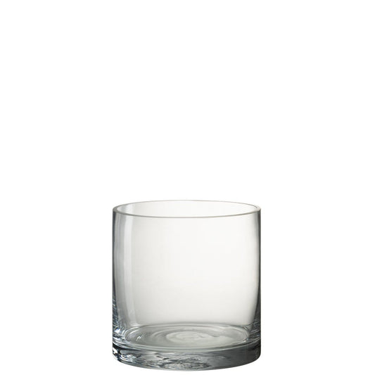 J-Line J-Line vaas Cylinder Vola - glas - transparant - small