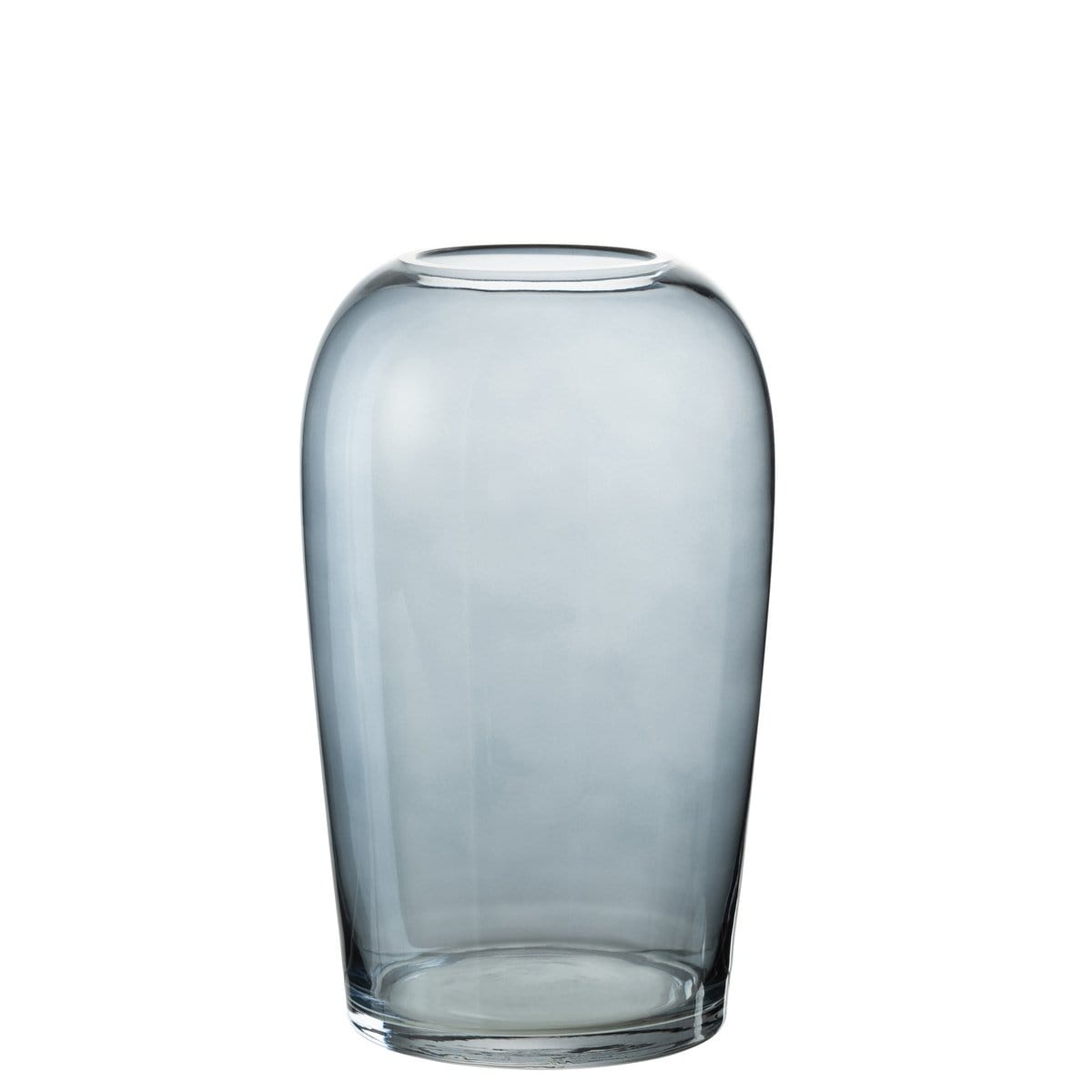 J-Line J-Line vaas Ei - glas - grijs - large - 29.50 cm hoog