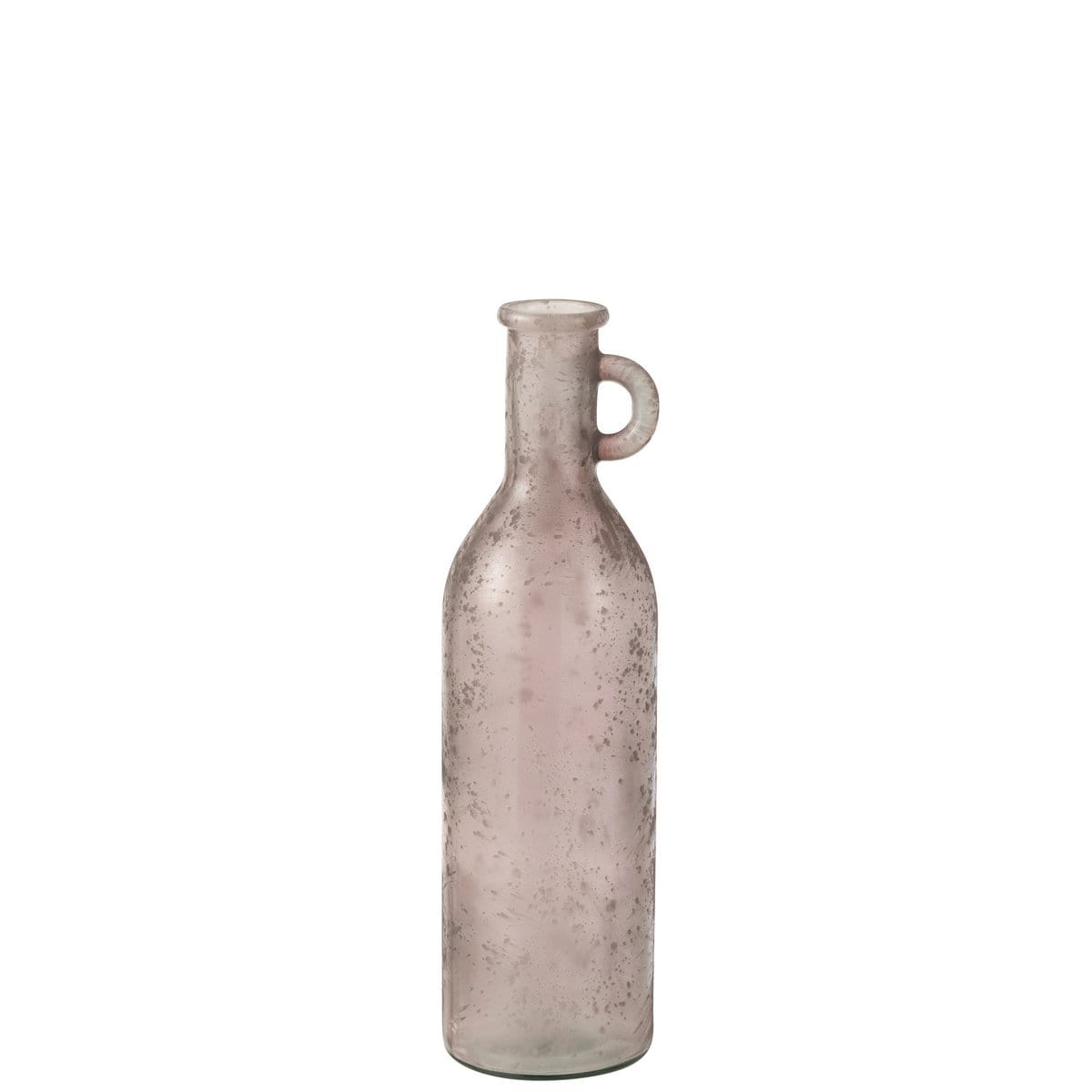 J-Line J-Line vaas Fles Cylinder - glas - oud roze - 50.00 cm hoog