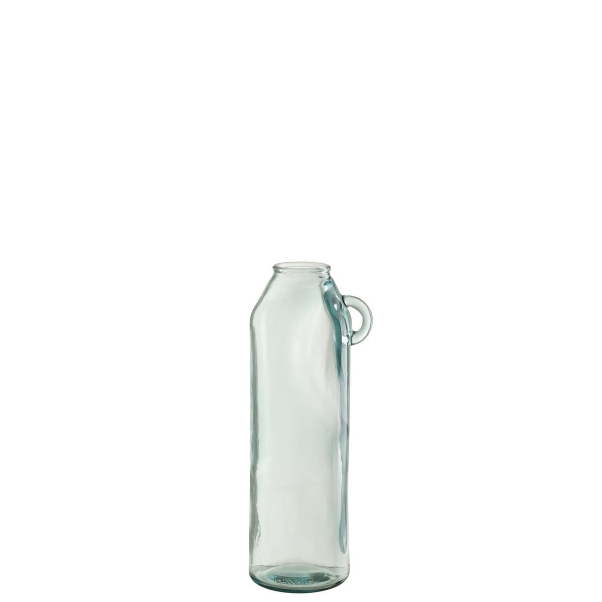 J-Line J-Line vaas Handvat Cilinder - gerecycleerd glas - large