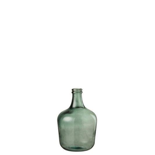 J-Line J-Line Vaas Karaf Glas Groen Medium - 43.00 cm hoog