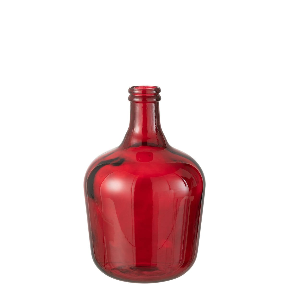 J-Line J-Line vaas Karaf - glas - rood - medium