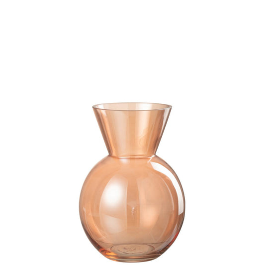 J-Line J-Line vaas Lucy - glas - oranje - medium