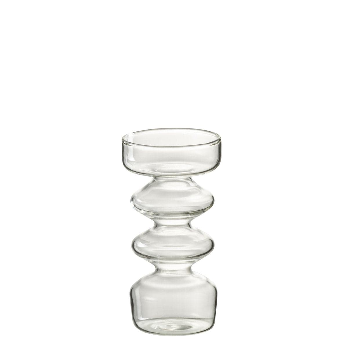 J-Line J-Line vaas Luna - glas - transparant - small