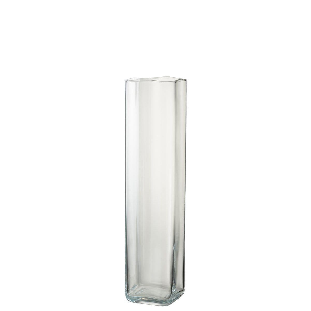 J-Line J-Line vaas Recht Vierkant - glas - transparant - L - 52.00 cm hoog