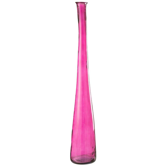 J-Line J-Line vaas Viooltje - glas - fuchsia - large