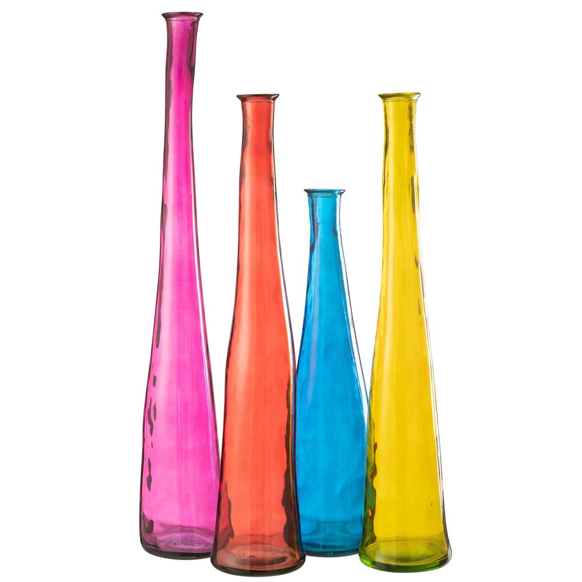 J-Line J-Line vaas Viooltje - glas - fuchsia - large