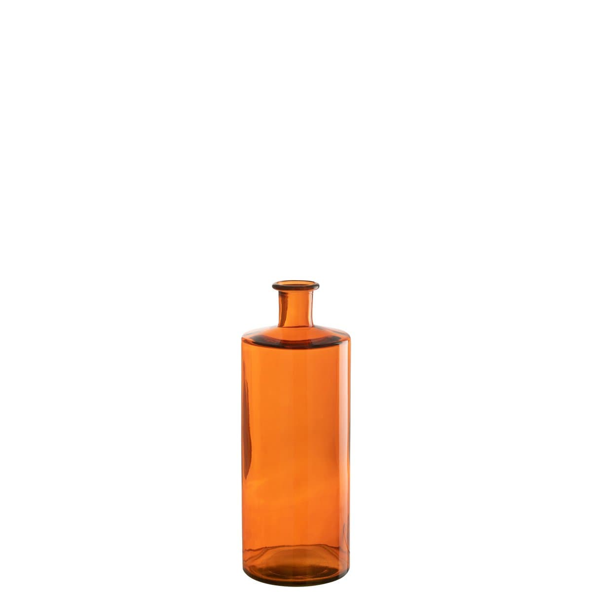 J-Line J-Line vaas Wijd - glas - orange - small