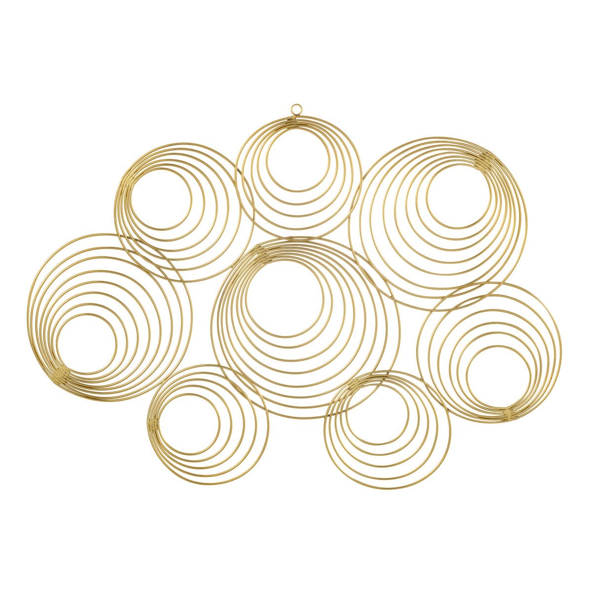 J-Line J-Line wanddecoratie Ringen - metaal - goud