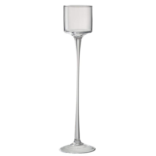 J-Line J-Line windlicht op voet - glas - transparant - large