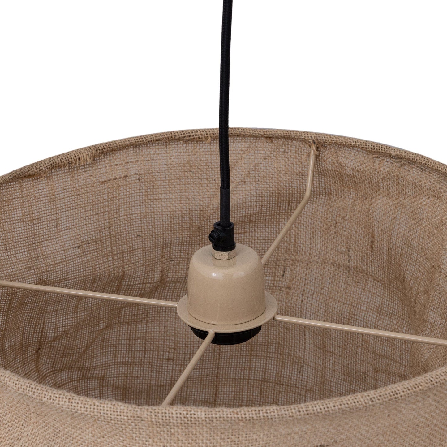 PTMD Jaden Natuurlijke jute hanglamp rond SV4