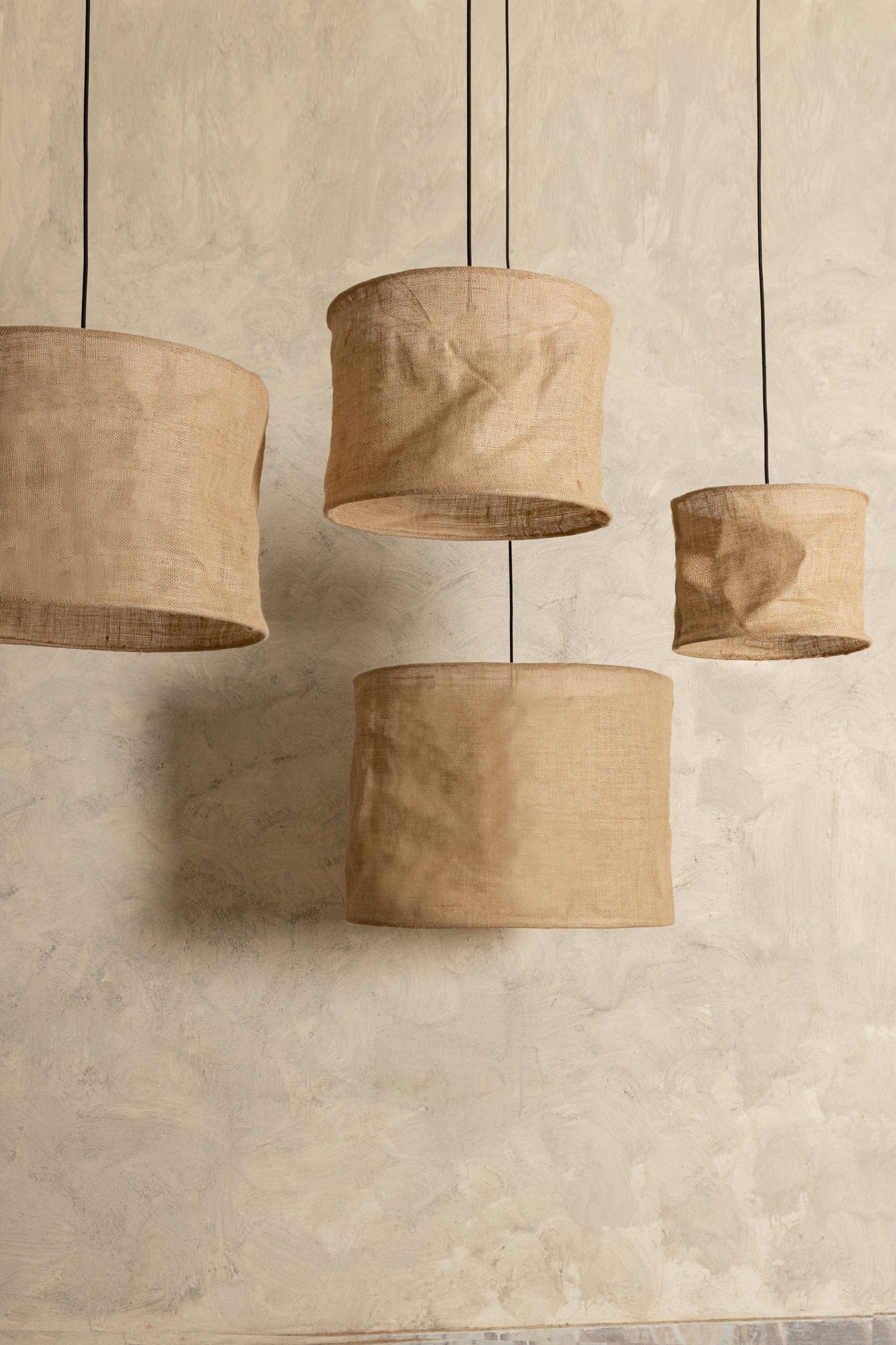 PTMD Jaden Natuurlijke jute hanglamp rond SV4