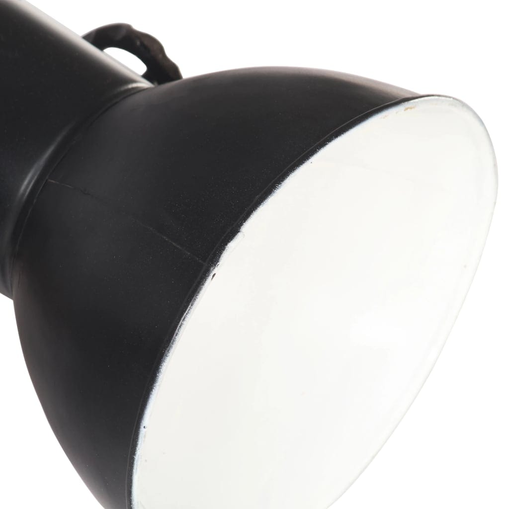 vidaXL Lampen Wandlamp industrieel E27 45x25 cm zwart