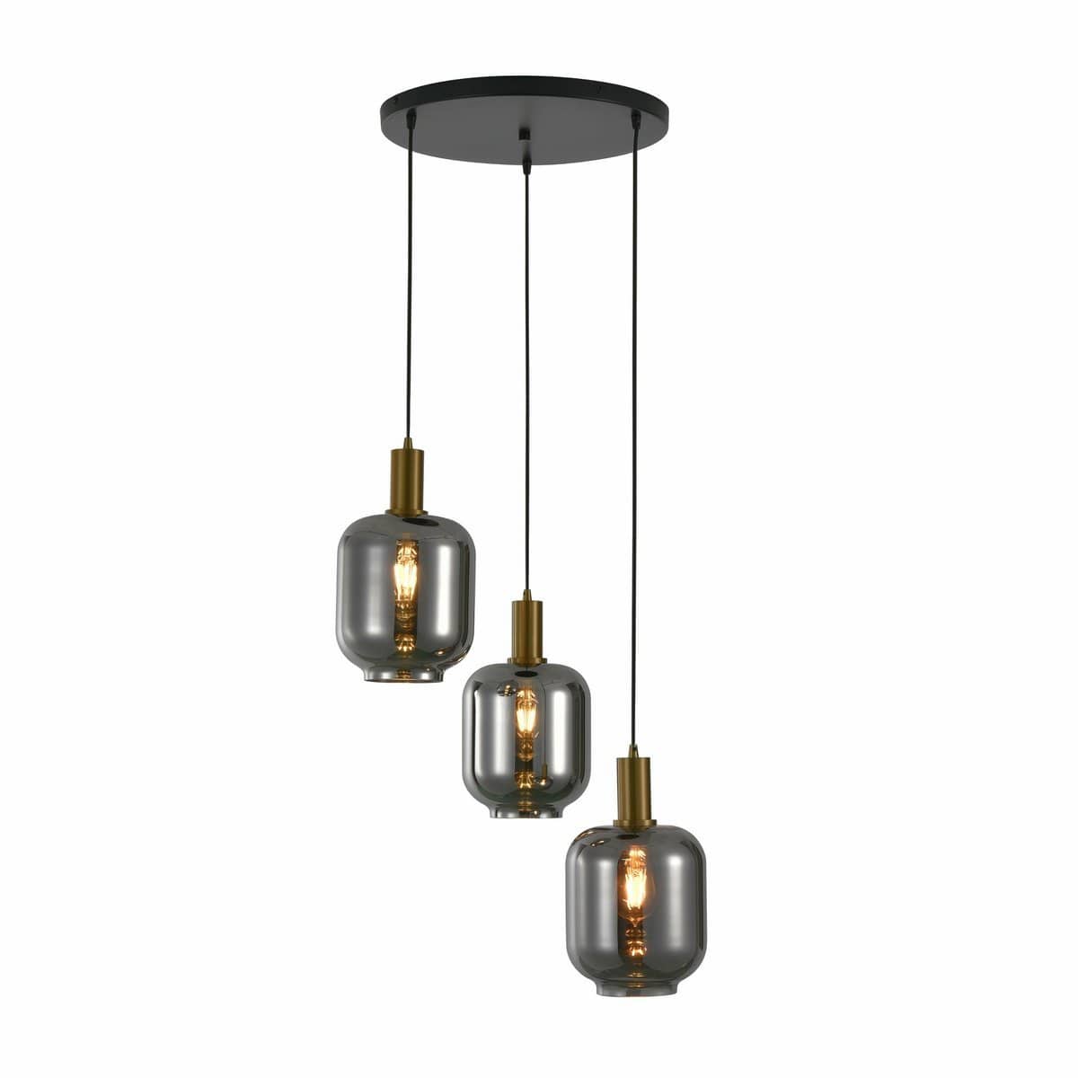 Luxury Living B.V. Lily 3-Licht Hanglamp Rond