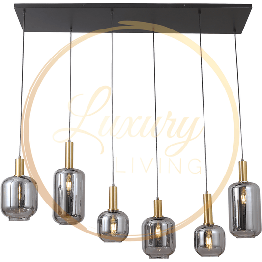 Luxury Living B.V. Lily 6-Licht Hanglamp Mix