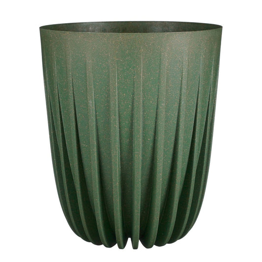 Mica Decorations Lungo Bloempot - H46 x Ø39 cm - Polypropyleen - FSC Mix - Groen