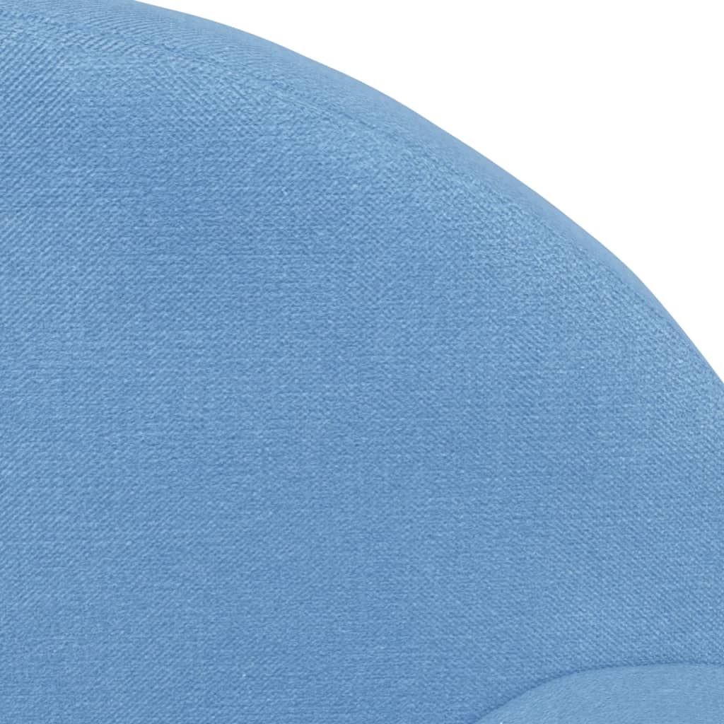 vidaXL Meubelen voor baby's & peuters Kinderslaapbank zacht pluche blauw