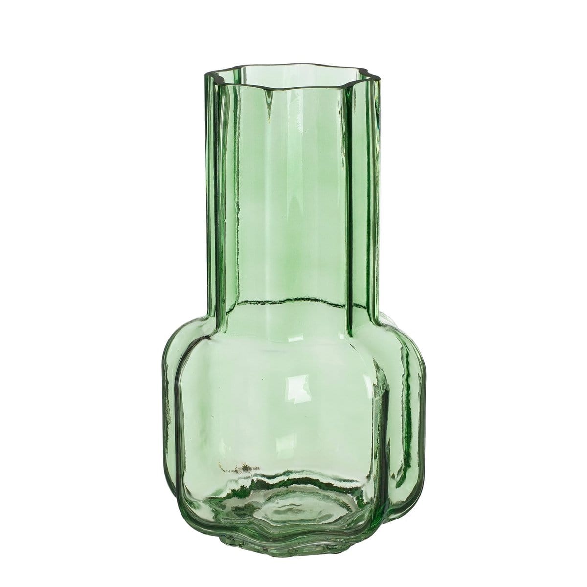 Mica Decorations Missouri Vaas - H25 x Ø15 cm - Glas - Groen