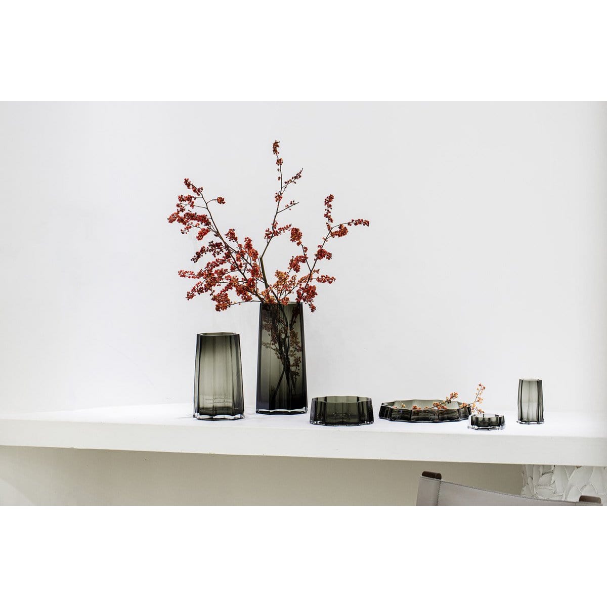 Element Accessories Modern-Klassiek Luxe grote kom of schaal, stijlvol design, LENOX 05 Grey