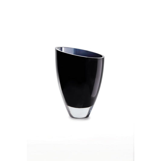 Element Accessories moderne glazen vaas elegant donkerblauw, BULED25IB, 9mm luxe glas